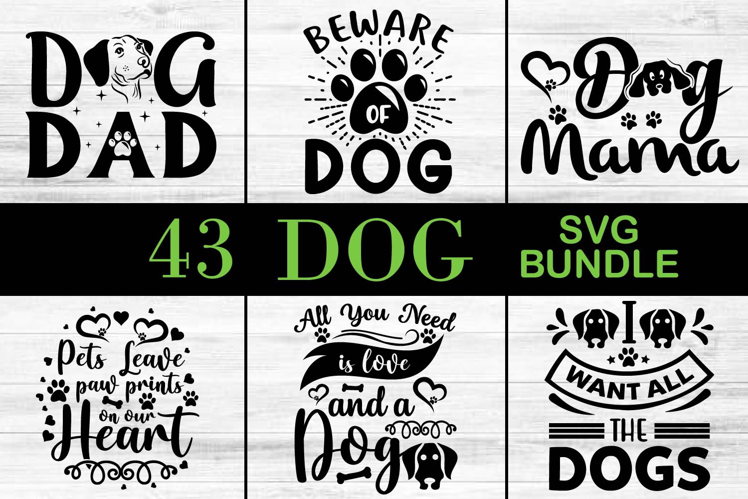 Download Dog Quotes Bundle Svg Dog Svg Bundles Thepaperswitch Com