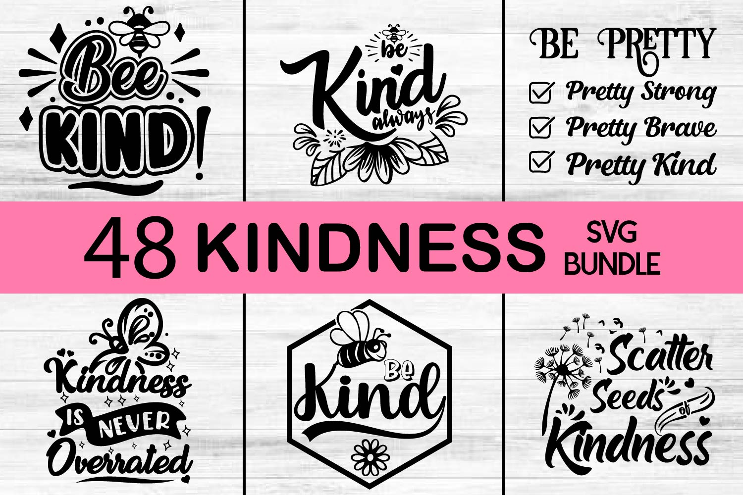 Download Kindness Quotes Bundle Svg Thepaperswitch Com