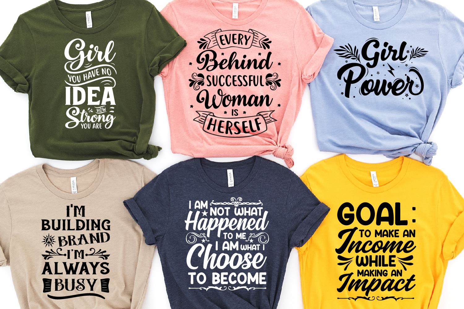 Strong women quotes SVG bundle, woman t shirt cut files ...